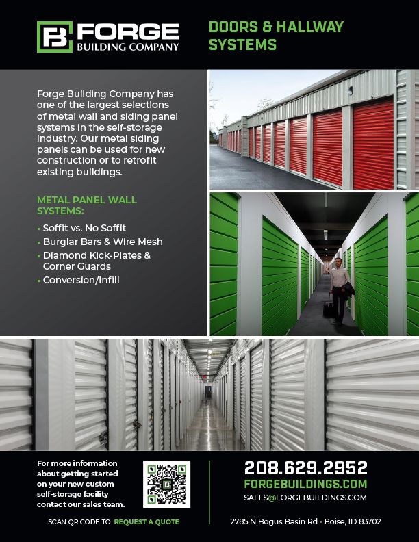 FORGE Building Company doors and hallways
