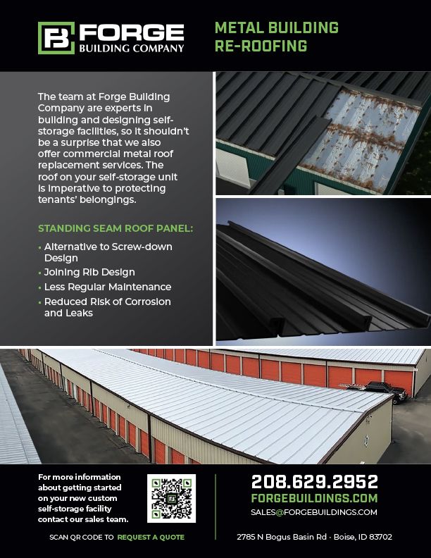 FORGE Building Company metal roofing