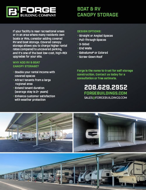 brochure BOAT RV CANOPY STORAGE