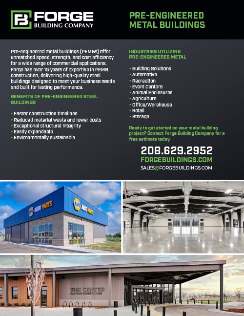 brochure Pre engineered metal buildings PEMB