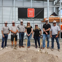 ground breaking storage construction